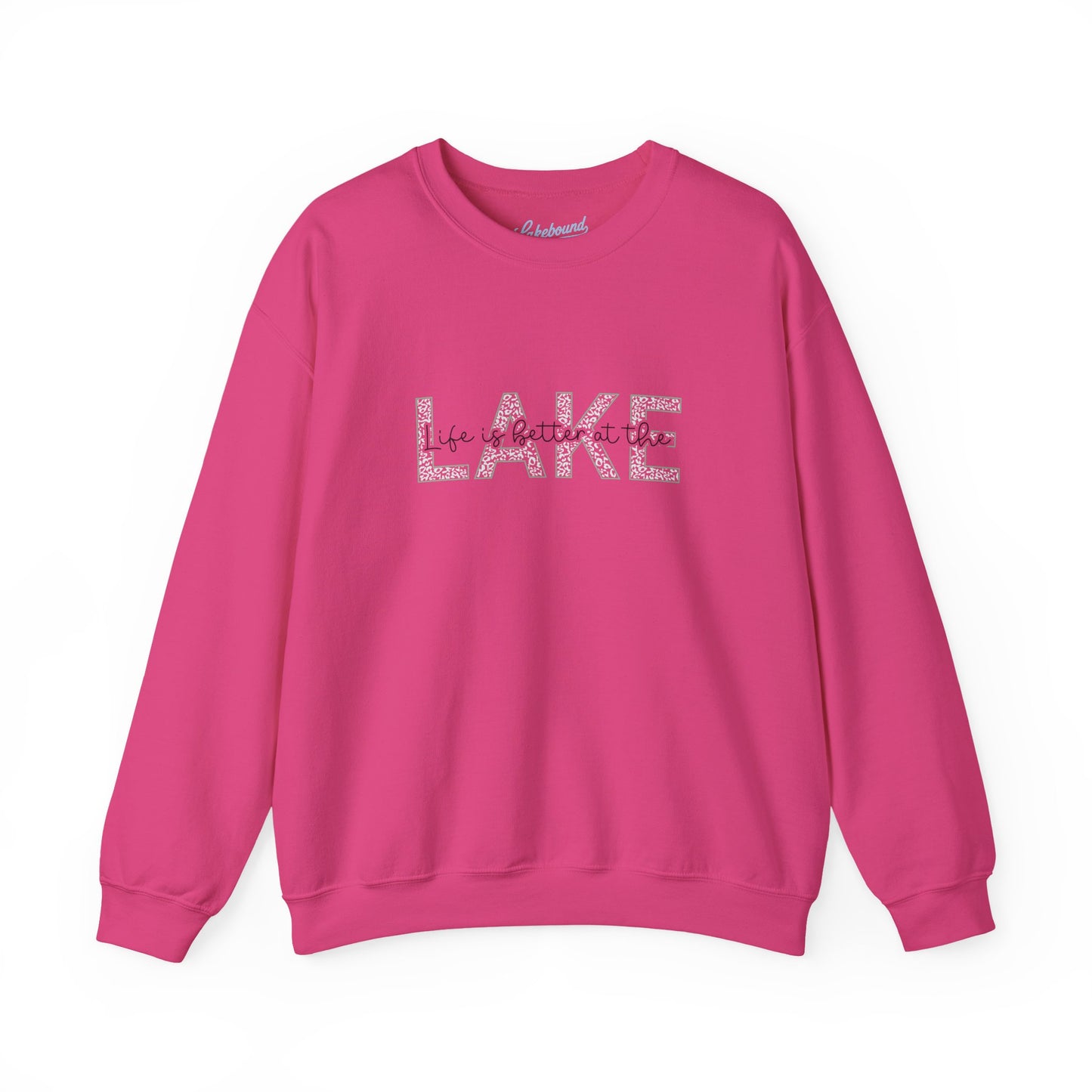 Lake Crewneck Sweatshirt — "Live a Better in the" Minimal Lakeside Pullover