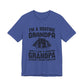 Boating Grandpa T-Shirt — "I'm a Boating Grandpa" Vintage Sailing Tee
