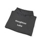 Houghton Lake Hoodie — Cozy Lake Town Crewneck with Sleeve Patch