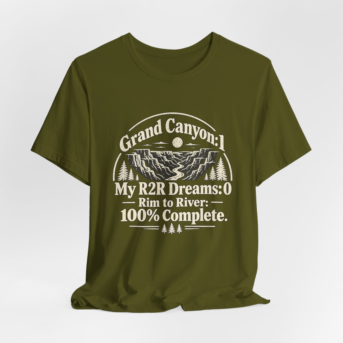 Grand Canyon Rim-to-River T-Shirt — "My R2R Dreams: Rim to River 100% Complete"
