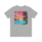 Summer Palm Beach T-Shirt – Vintage Sunset Starfish Tee