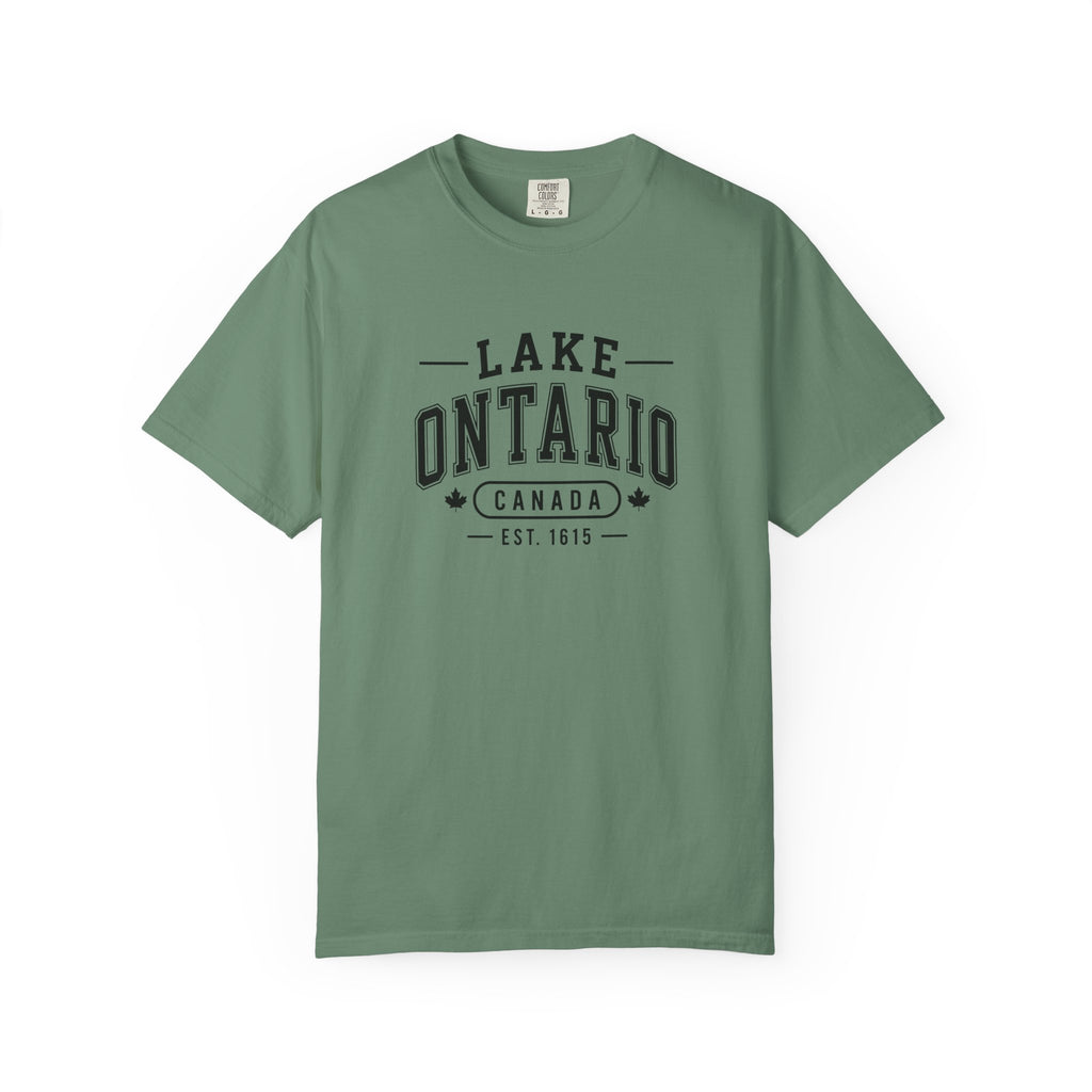 Lake Ontario Garment-Dyed Tee, Shoreline Print