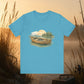 Fishing on Lake T-Shirt – Vintage Sunset Tee for Outdoors Lovers