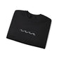 Minimal Embroidered Wave - Crewneck Sweatshirt