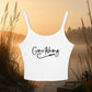 Gone Fishing Tank Top — Women's Spaghetti Strap Crop Tank