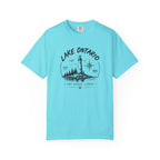 Lake Ontario Lighthouse Tee, Vintage Great Lakes Nautical Print