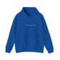 Wave Line Embroidered Hoodie — Minimalist Ocean Graphic Pullover