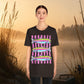 Rainbow Trout Graphic Tee — Colorful Fish Stripes T-Shirt