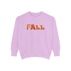 Garment-Dyed FALL Crewneck with Leaf-Strewn Lettering
