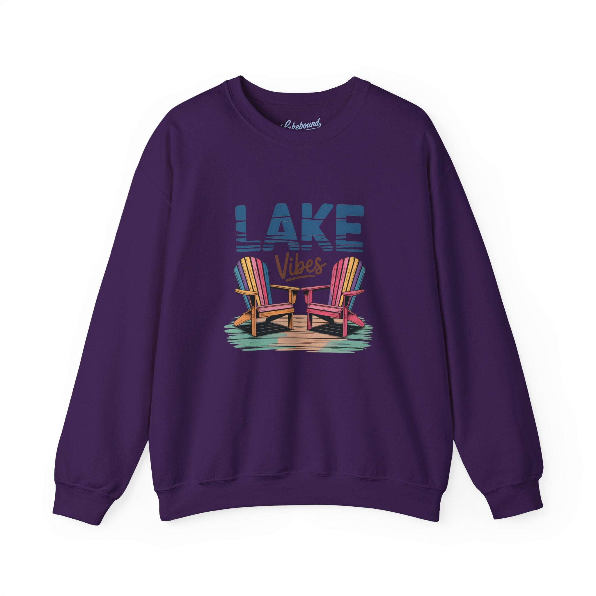 Lake Vibes Adirondack Chairs Crewneck