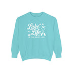 Lake Life Cozy Garment-Dyed Crewneck Sweatshirt