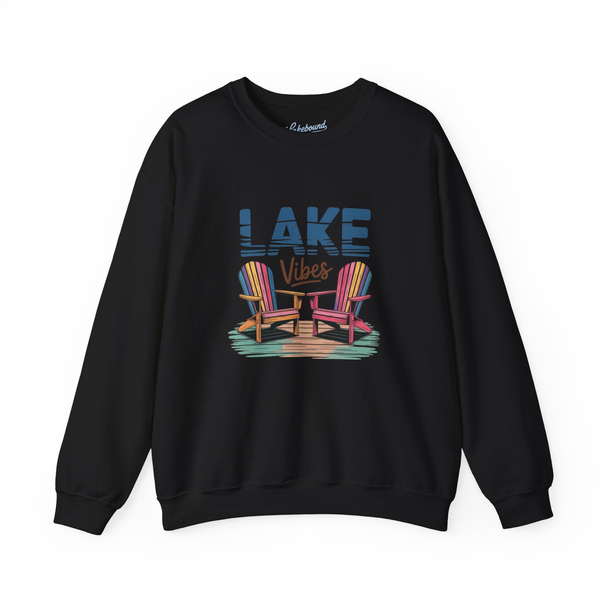 Lake Vibes Adirondack Chairs Crewneck