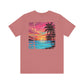 Summer Palm Beach T-Shirt – Vintage Sunset Starfish Tee