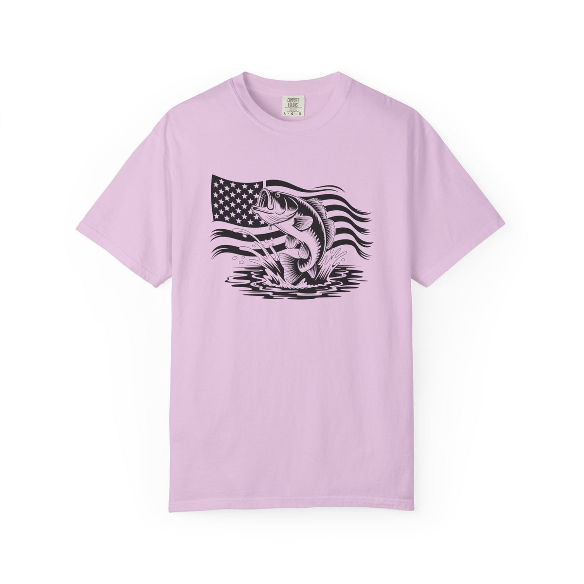 Patriotic Bass Fishing T-Shirt