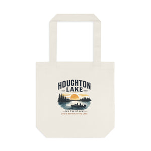 Houghton Lake Sunset Tote Bag