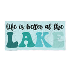 "Life Is Better at the Lake" Beach Towel