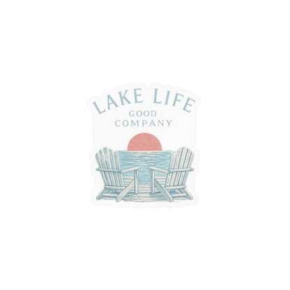 Lake Life Vinyl Sticker — “Lake Life Good Company” Kiss-Cut Decal
