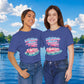 Whatever Floats Your Boat T-Shirt — Pink Pontoon Boat Graphic Tee