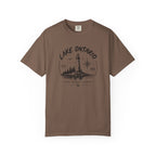 Lake Ontario Lighthouse Tee, Vintage Great Lakes Nautical Print