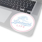 Pastel Wave Kiss-Cut Sticker for Laptops & Water Bottles