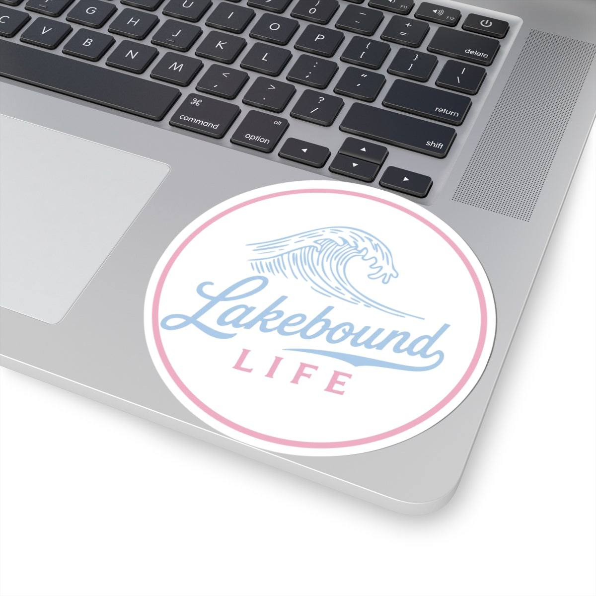 Pastel Wave Kiss-Cut Sticker for Laptops & Water Bottles