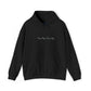 Wave Line Embroidered Hoodie — Minimalist Ocean Graphic Pullover