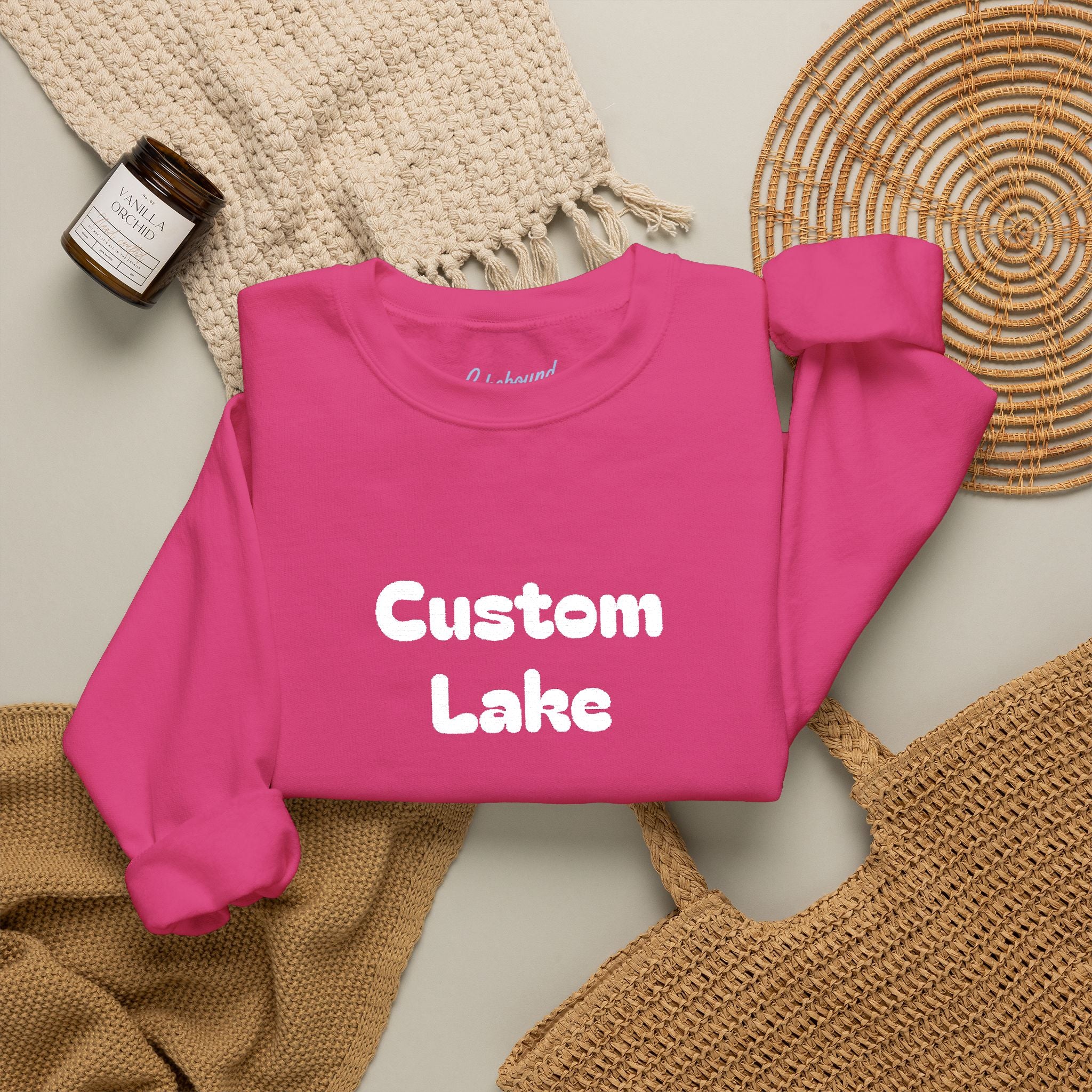Personalizable Lake Name Crewneck