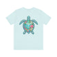 Sea Turtle -"'Be Comfortable In Your Own Shell"'- Unisex Jersey Short Sleeve Tee