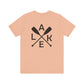 Lake Oar Graphic Tee — LAKE Crossed Oars Chest & Back T‑Shirt