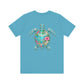 Sea Turtle -"'Be Comfortable In Your Own Shell"'- Unisex Jersey Short Sleeve Tee