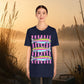 Rainbow Trout Graphic Tee — Colorful Fish Stripes T-Shirt