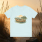 Fishing on Lake T-Shirt – Vintage Sunset Tee for Outdoors Lovers