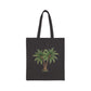 Palm Tree Canvas Tote Bag — Tropical Eco-Friendly Cotton Shopping Bag
