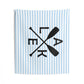 Rowing Oars & Blue Stripes Tapestry