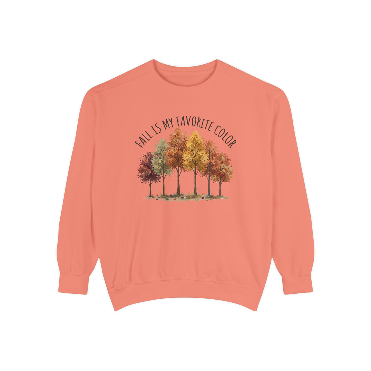 Fall Is My Favorite Color Sweatshirt - Autumn Tree Graphic Crewneck