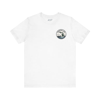 Houghton Lake Michigan Lakefront T-Shirt — Vintage State Map Tee