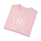 Lake Ontario Tee with Hand-Drawn Heart & Wave Graphic