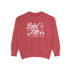 Lake Life Cozy Garment-Dyed Crewneck Sweatshirt