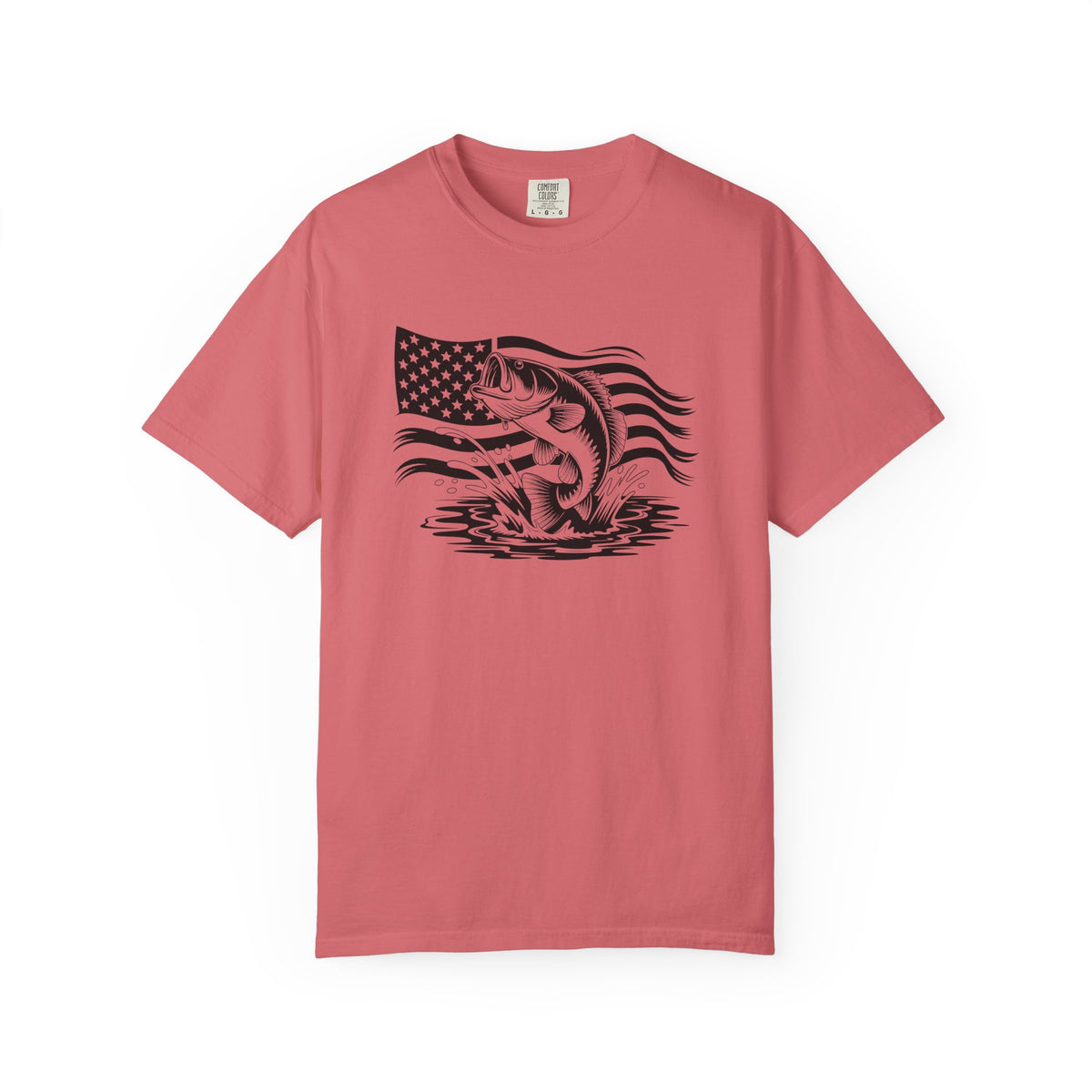 Patriotic Bass Fishing T-Shirt