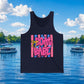 Boat Babe Tank Top — Pink Nautical Summer Graphic