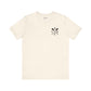 Lake Oar Graphic Tee: LAKE Crossed Oars Chest & Back T-Shirt
