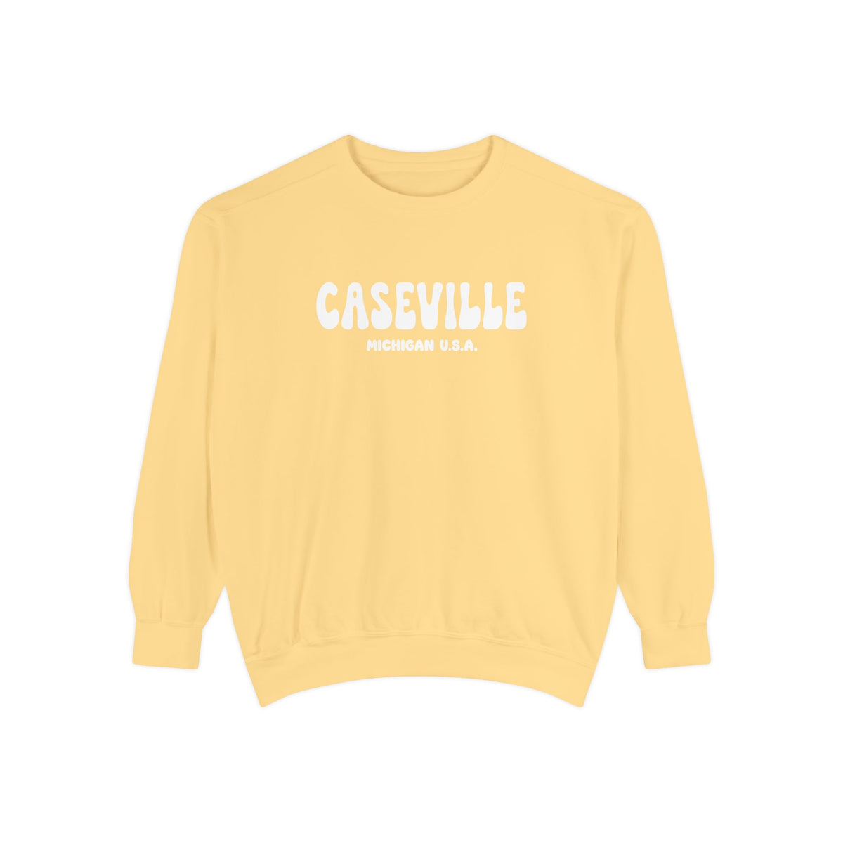 Personalizable Text - Caseville Michigan Crewneck Sweatshirt