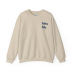 Lakebound Life Wave Front & Back Crewneck
