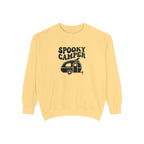 Spooky Camper Sweatshirt: Retro Trailer Halloween Pullover