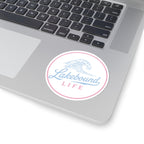 Pastel Wave Kiss-Cut Sticker for Laptops & Water Bottles
