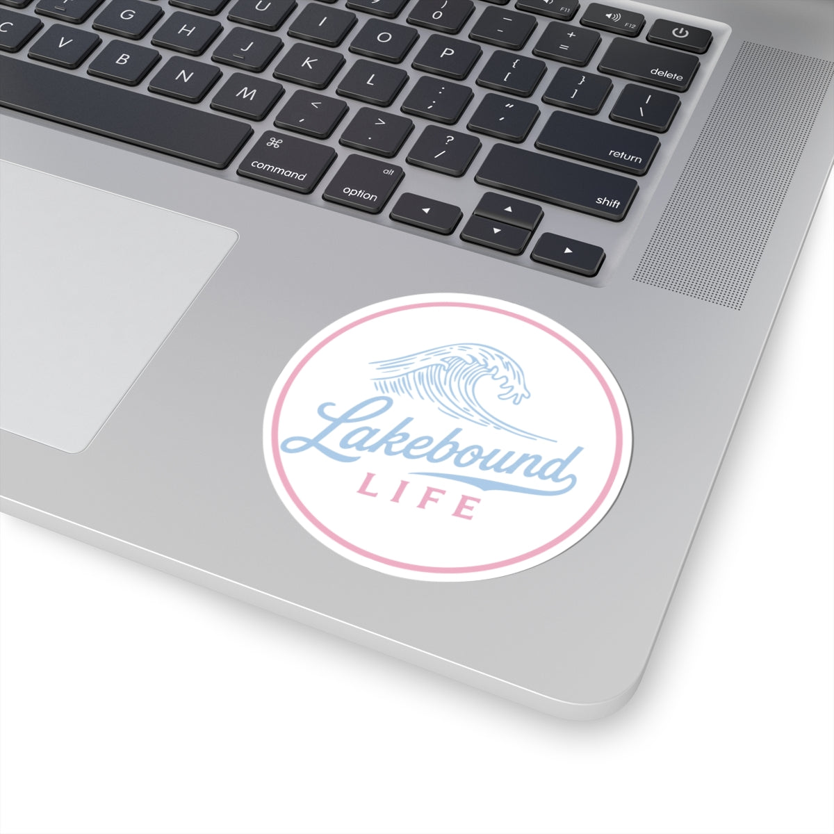 Pastel Wave Kiss-Cut Sticker for Laptops & Water Bottles