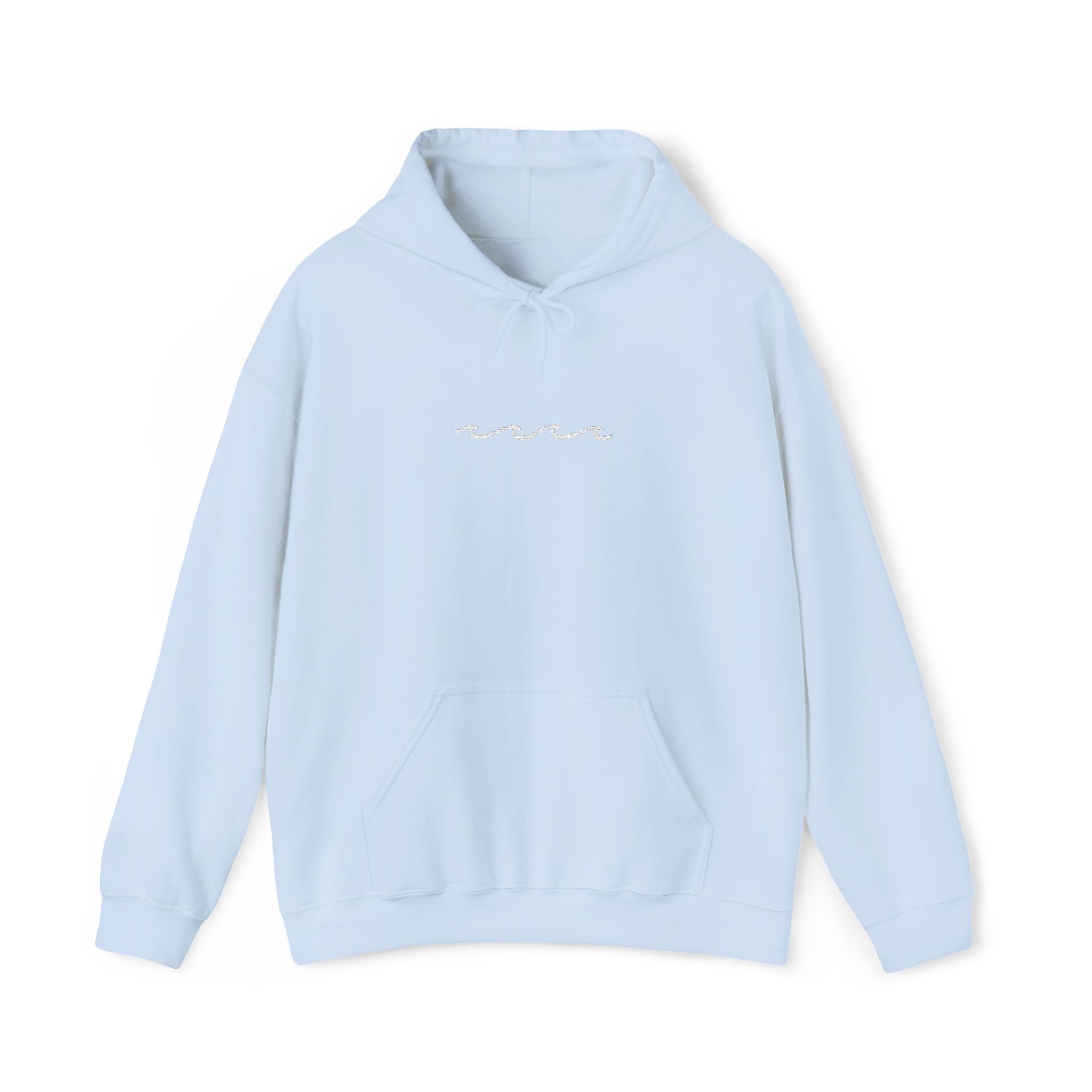 Embroidered Wave Hoodie