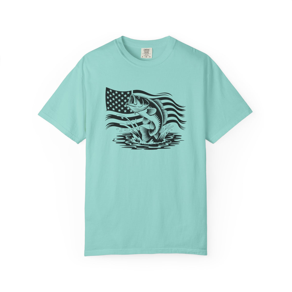 Patriotic Bass Fishing T-Shirt
