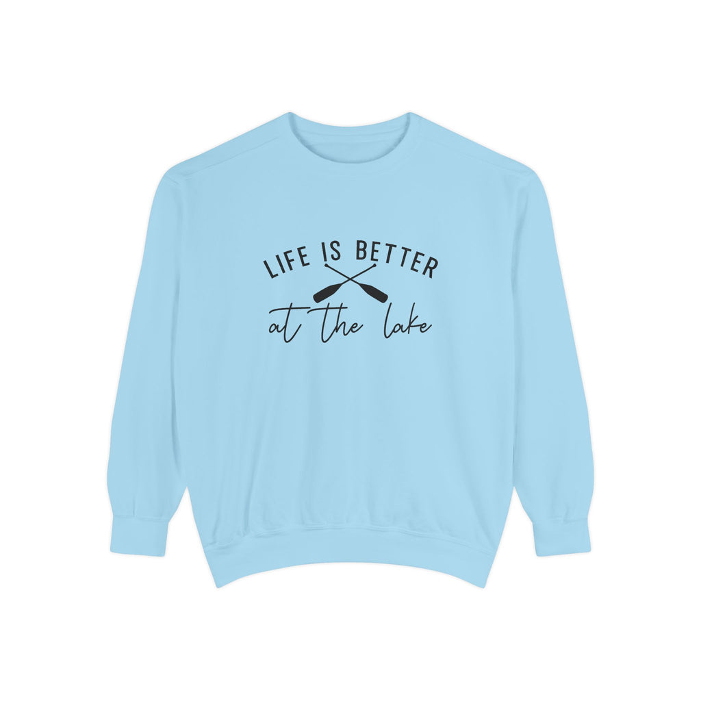 Life Is Better at the Lake Cozy Cabin Crewneck