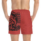 Patriotic Bass Swim Trunks — American Flag Fishing Boardshorts